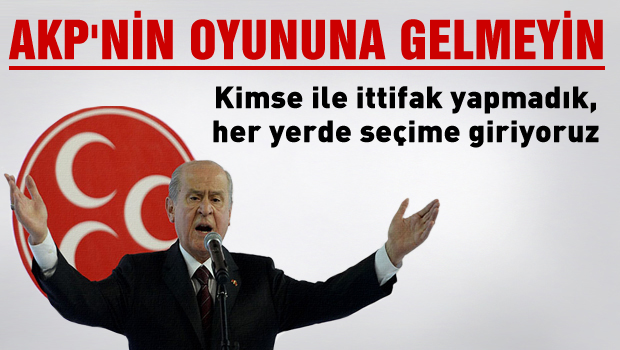 AKP'nin  ittifak yalanı oyununa gelmeyin