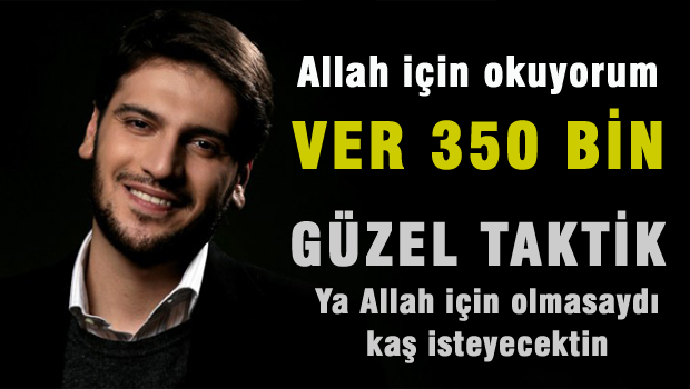 Allah için okuyorum diyen Sami Yusuf 100 bin lira aldı!