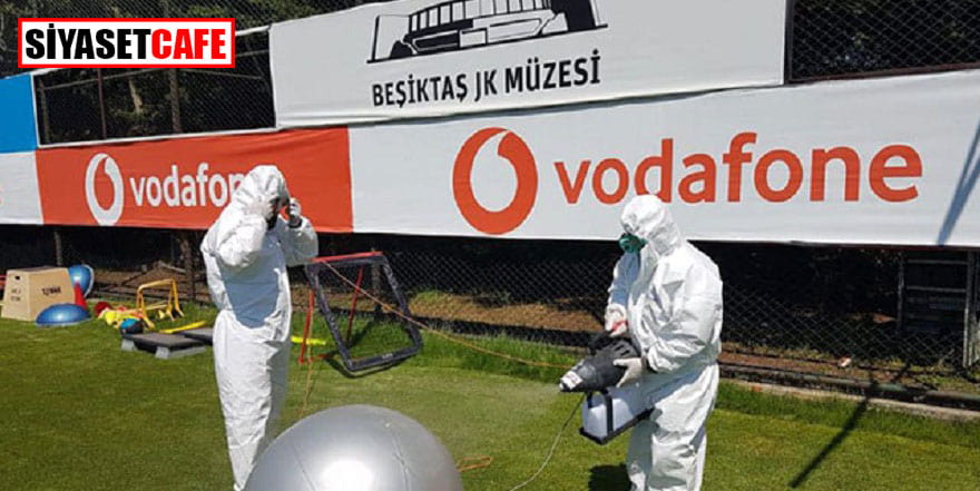 Beşiktaş’ın tesislerine dezenfekte uygulaması