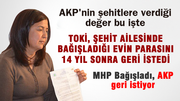 Ev Hibe Edilen Şehit Eşine Büyük Ayıp