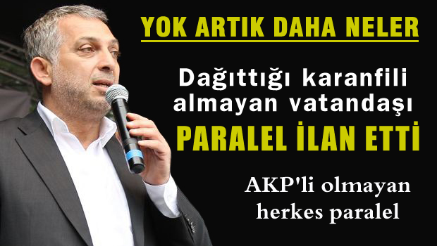 Külünk'den vatandaşa 'Paralel bunlar'