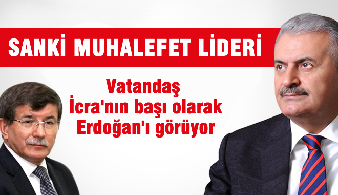 AKP'li Binali Yıldırım Yine Davutoğlu'nu Sıfırladı!