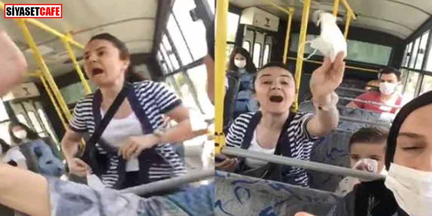 Maskesiz otobüse binip kendisini uyaranlara saldıran kadının cezası belli oldu