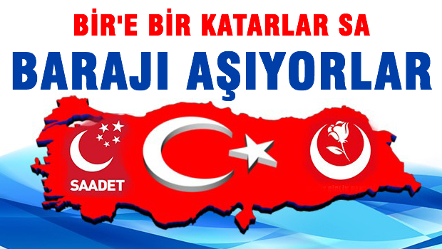 BİR'e BİR katarlar sa barajı aşıyorlar