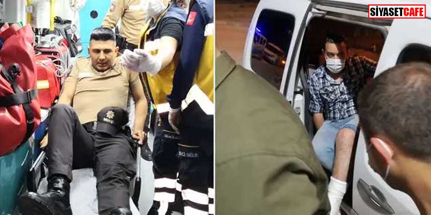 Bekçi ve polisi yaralayan şahıstan pişkin savunma: Ehliyetim yok lan
