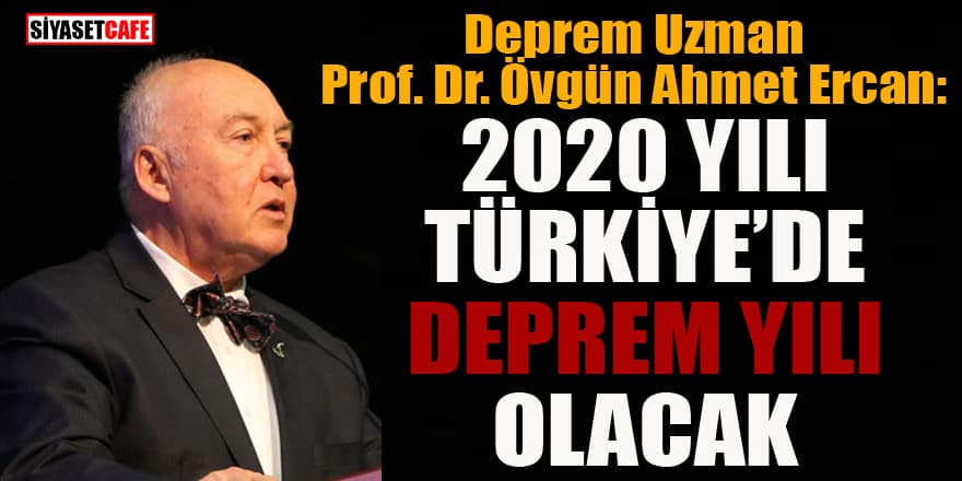 Prof. Dr. Övgün Ahmet Ercan'dan korkutan uyarı: Erciş kırığı harekete geçti