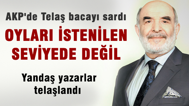 Yandaş Yazar: Oylar İstenilen Seviyede Değil