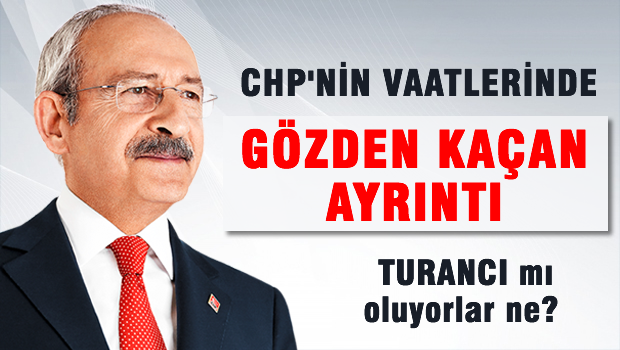 CHP'nin vaatlerinde gözden kaçan ayrıntı