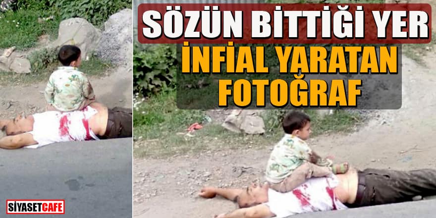 Keşmir'deki çocuk fotoğrafı sosyal medyada infial yarattı