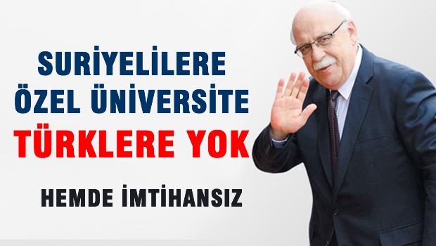 Suriyelilere özel üniversite