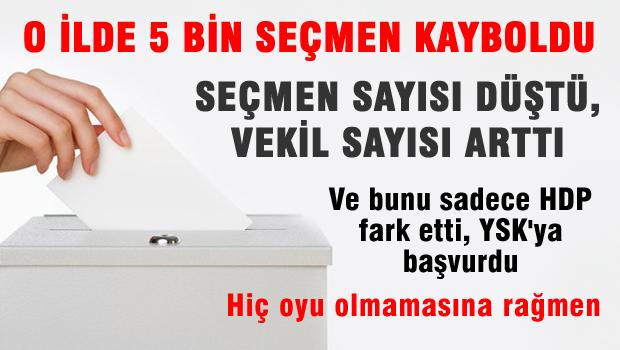 O ildeki 5 bin seçmen nereye kayboldu?