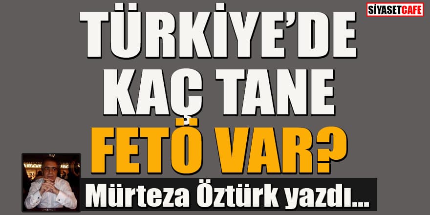 Mürteza Öztürk yazdı... Türkiye'de kaç tane FETÖ var?