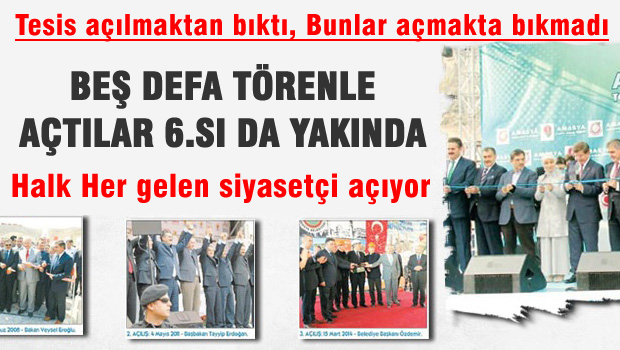 Halkta bıktı, 'Bir tesis kaç kez açılabilir?'
