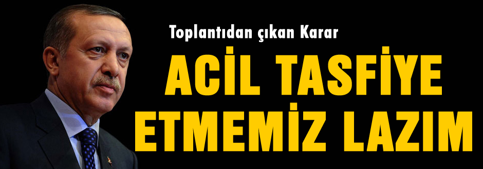 Erdoğan: Çökertmemiz lazım