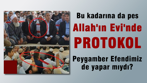 ARINÇ için Allah'ın Evi'nde protokol