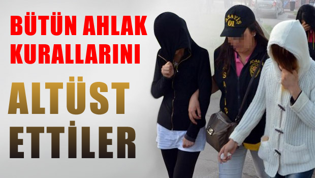 Polisten 'eş değiştirmeli' partiye baskın