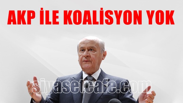 Bahçeli'den koalisyon iddialarına cevap