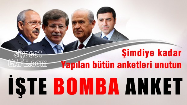 Şimdiye kadar yapılan bütün anketleri unutun İşte BOMBA anket