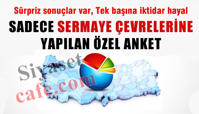 Sadece sermaya çevreleri için yapılan ve yayınlanmayan anket