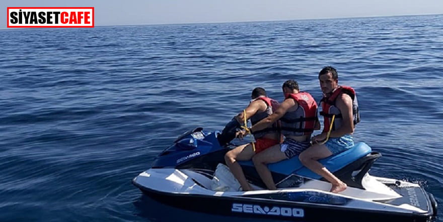 Jet Ski ile kaçan Fetöcüleri meğer Yunan askeri deniz ortasında bırakmış