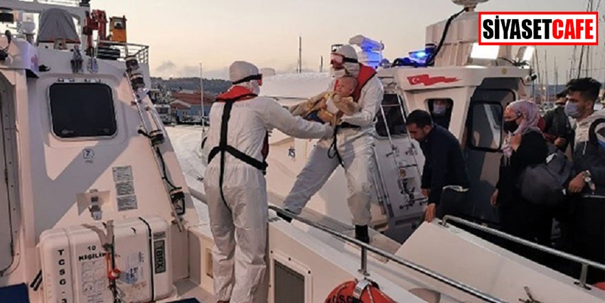 Sahil Güvenlik İzmir'de denizden 179 sığınmacı kurtardı