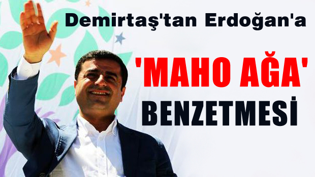 Demirtaş'tan Erdoğan'a  'Maho Ağa' benzetmesi