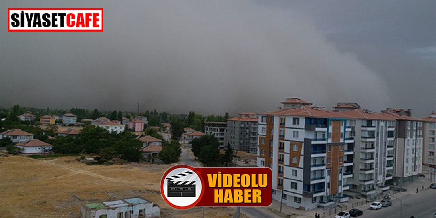 Dev toz bulutu Ankara’dan sonra Konya’da