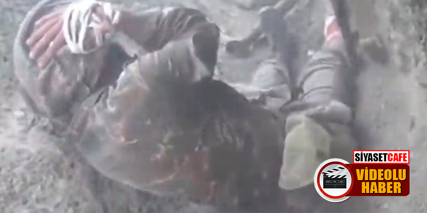 İşte Ermenistan askerinin cephede ağladığı o an!