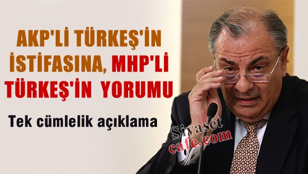 AKP'li Türkeş'in istifasına, MHP'li Türkeş'ten ilk açıklama