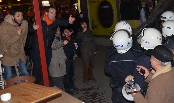 Eskişehir'de tape eyleminde olaylar çıktı