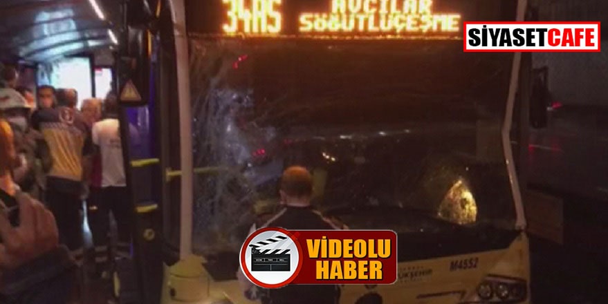 Merter’de metrobüs kazası: 7 yaralı!