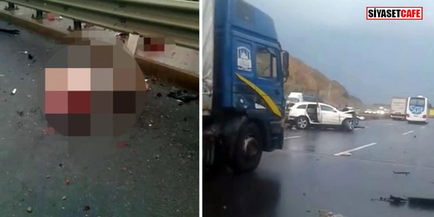 İstanbul'da korkunç kaza! Boğazına bariyer saplandı, kafası koptu