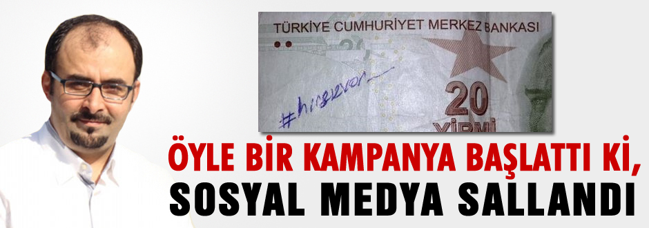 Cebinizdeki paralara bunu yazın