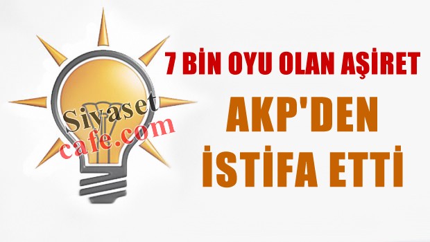7 Bin Oyu Olan Aşiret AKP'den istifa etti