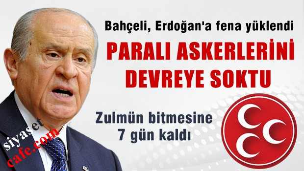 'Erdoğan paralı askerlerini devreye koydu'