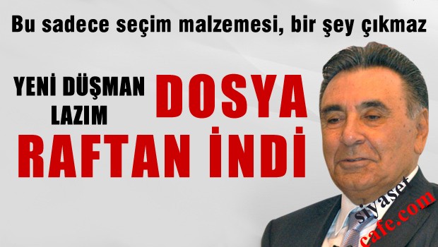 Dosya raftan indi