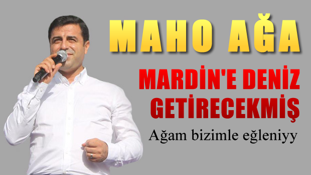 'Maho Ağa' Mardin'e deniz getirecekmiş