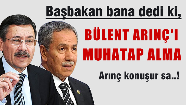 Arınç'tan Gökçek'le ilgili bomba sözler: 'Başbakan dedi ki muhatap alma'