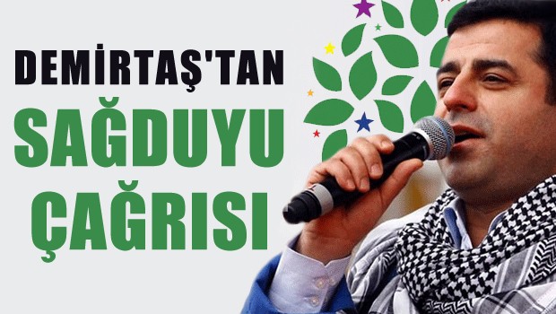 Demirtaş'tan sağduyu çağrısı
