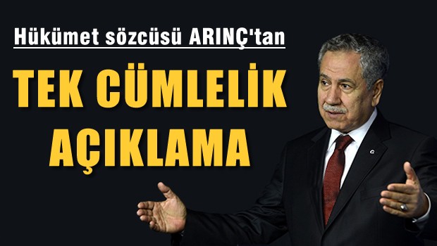 Hükümetten seçim sonuçlarıyla ilgili tek kelimelik açıklama
