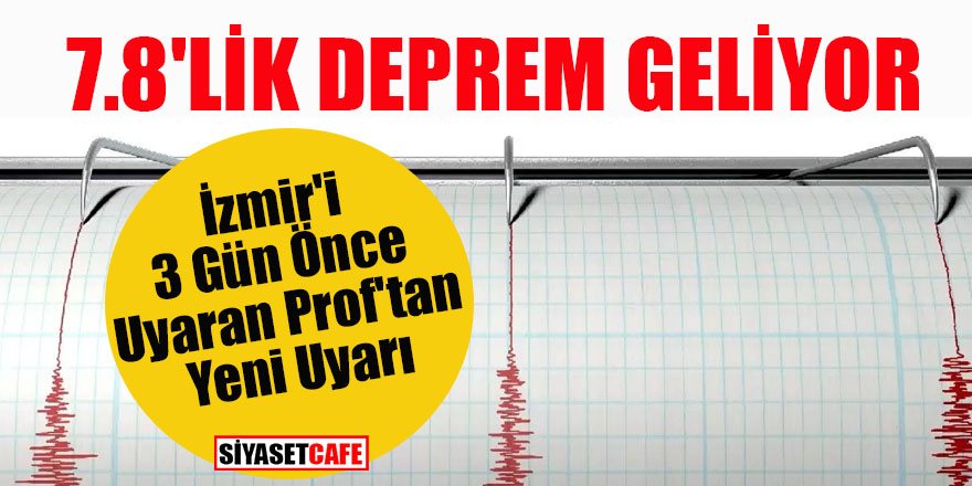 Prof. Ercan'dan 7.8'lik deprem uyarısı