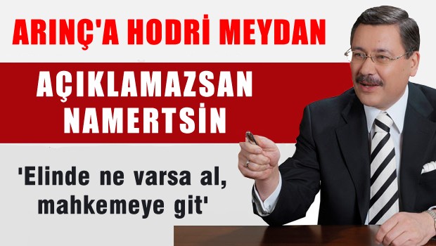 Gökçek'ten çok sert Arınç yanıtı
