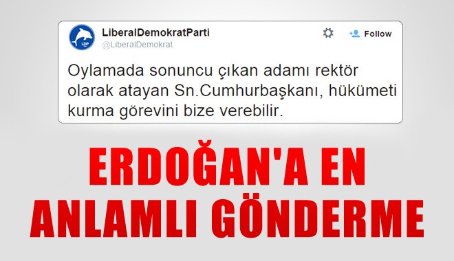 LDP'den Paylaşım Rokoru Kıran Seçim Sonucu Tweeti