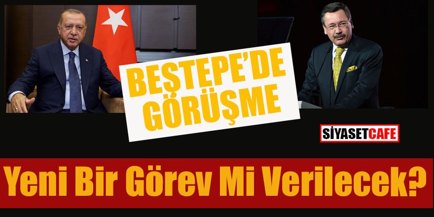 Cumhurbaşkanı Erdoğan ve Melih Gökçek Beştepe'de görüştü
