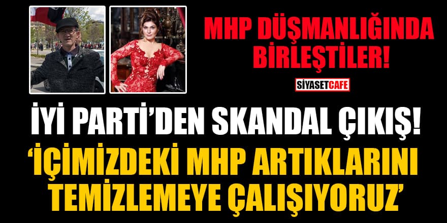 İYİ Parti'den skandal çıkış! 'İçimizdeki MHP artıklarını temizlemeye çalışıyoruz'
