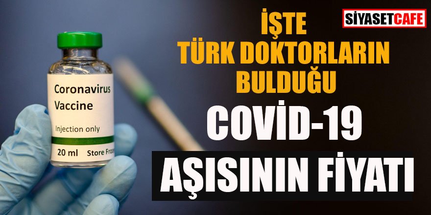 Son dakika: Covid-19 aşısının fiyatı açıklandı