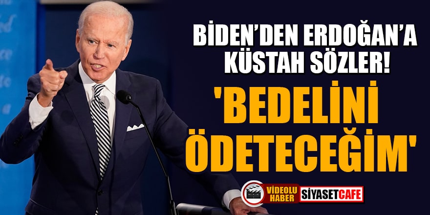 ABD Başkanı Biden'dan Cumhurbaşkanı Erdoğan'a küstah sözler!