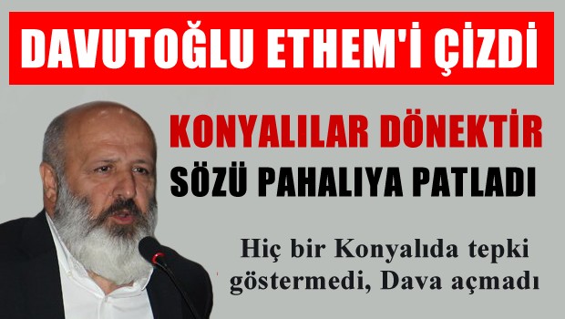 Ethem Sancak'a Davutoğlu şoku