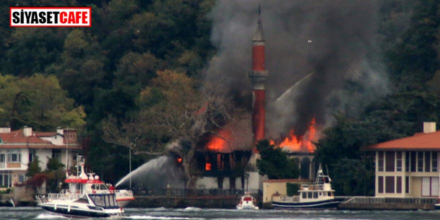 Vaniköy Camii'ndeki yangının sebebi ortaya çıktı
