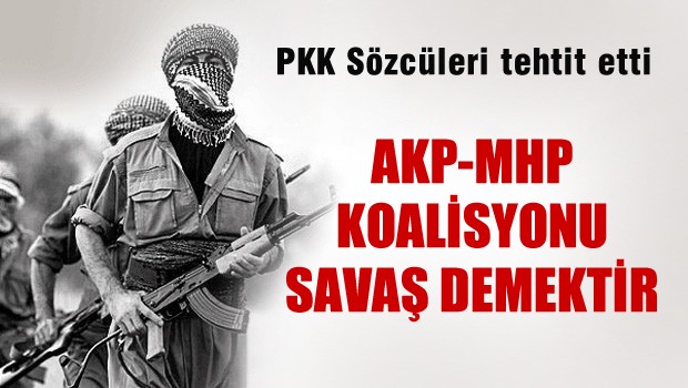 KCK 'AKP-MHP Koalisyonu savaş demektir'